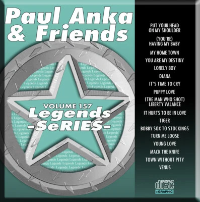 PAUL ANKA &FRIENS LEGEND SERIES KARAOKE CD+G Vol-157 You Are My Destiny,Diana - Image 1 of 2