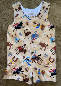 blessed be the name cowboy romper size 4 - Picture 1 of 2