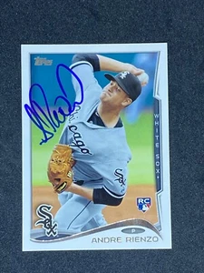 Andre Rienzo Chicago White Sox Signed Auto 2014 Topps Card #230 ~ COA - Picture 1 of 3