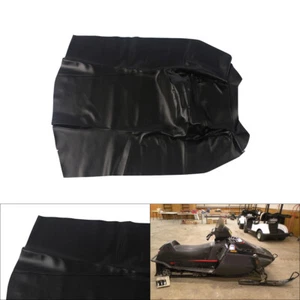 Black Vinyl Seat Cover Replacement Fits For 1987-1993 Yamaha Exciter - Picture 1 of 7