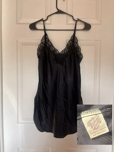 UNDERCOVER Abito Slip Vintage Victorias Secret Raro Pre G Ventura Tag Lingerie Pizzo