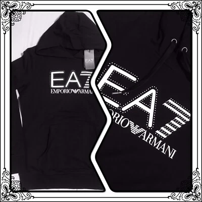 Para mujer Emporio Armani EA7 logotipo con capucha talla mediana nuevo Foto 1 de 4