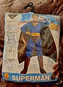 Rubie's Superman kehrt Kostüm Jugend für 8-10 Jahre Halloween Superheld NEU - Bild 1 von 8