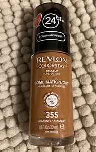 Revlon ColorStay Foundation for Combination/Oily Skin #355 Almond New - Picture 1 of 2
