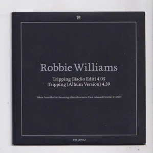 (LL81) Robbie Williams, Tripping - 2005 DJ CD - Picture 1 of 2
