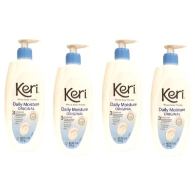4 Pack Keri Original Dry Skin Therapy Lotion Continuous Moisturization 15 Oz Ea - Image 1 of 4