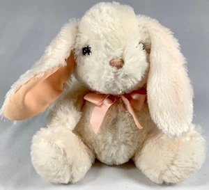 Inter-American Bunny Rabbit Plush Stuffed Animal 14" Peach Easter Basket Filler - Picture 1 of 7