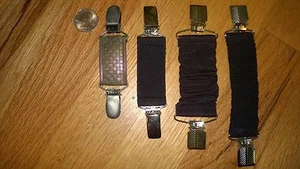 Vintage Unisex Elastic (3) with (1) Clip - net,not elastic. - Imagen 1 de 3