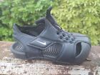 Nike Baby/Kids Black Sunray Protect Sandals Water Shoes Size 5.5 EU 22