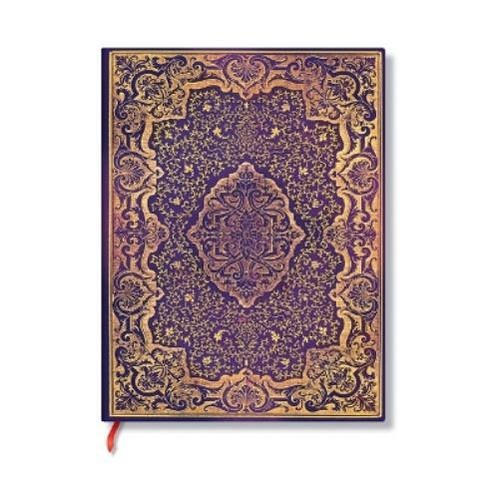Segnalibro Paperblanks Picaresque - Design Vintage Con Tema Letterario, 40x185mm - Colore Viola