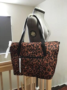 Neu mit Etikett Cole Haan B43027 große Beuteltasche Parker Woodbury Tier Gepard Leopardenmuster - Bild 1 von 11