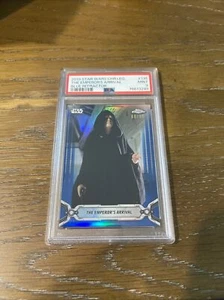 2019 Star Wars Topps Chrome The Emperor’s Arrival Blue Refractor #136 /99 PSA 9  - Picture 1 of 2