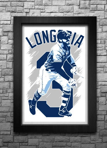 EVAN LONGORIA art print/poster TAMPA BAY RAYS FREE S&H! CLEARANCE! LAST CHANCE! Cover