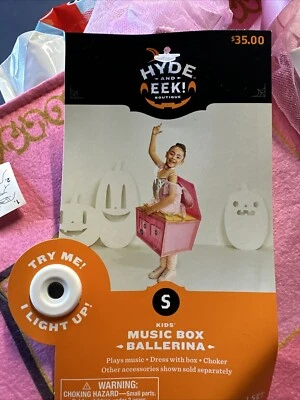 Halloween Costume Music Box Ballerina Small  New - Image 1 of 2