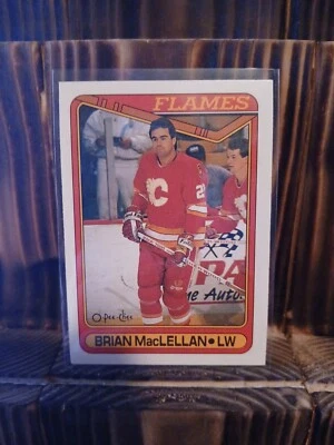 1990-91 O-Pee-Chee - #286 Brian MacLellan - Image 1 of 2