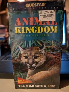 Animal Kingdom with Lorne Greene - The Wild Cats & Dogs (VHS) - Picture 1 of 2