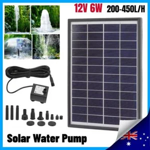 Gardeon Solar Pond Pump Submersible Powered Garden Pool Water Fountain 450L/H - Picture 1 of 10