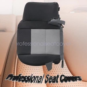 Fits 2003-2011 Ford Ranger Driver Bottom Cloth Replacement Seat Cover Black/Gray - Picture 1 of 16