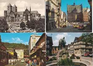 18 LOT Euro Street Scene Postcards With Volkswagen Beetle/Kafer Cars in View - Picture 1 of 5