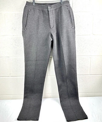 LANVIN Gray Men’s Flannel Straight Leg Trouser Pants Pleated Sz 48 US M - Image 1 of 4