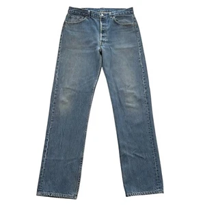 Jeans Levi's 501 XX vintage made in USA 32x32 MISURE anni 90 blu denim - Foto 1 di 11