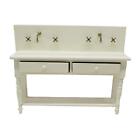 1/12 Scale Dollhouse Miniature Basin Cabinet Furniture Accessories Bathroom