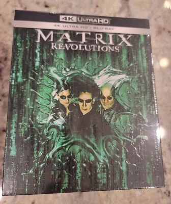 THE MATRIX REVOLUTIONS 4K UHD Blu-ray Manta Lab Steelbook 1-Click Box Set One!! - Image 1 of 4