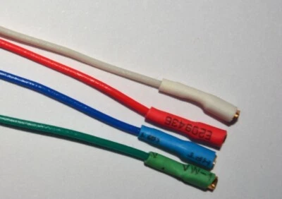 Gold Cartridge wires, leads for Vestax PDX8000, PVTE2, Guber CM02, Guber CM01 - Image 1 of 2