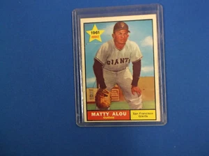 1961 Topps Baseball # 327 Matty Alou RC EX-MT - Picture 1 of 3