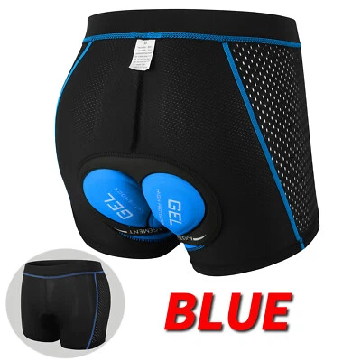Pantalones Cortos de Bicicleta 3D Ciclismo Hombres Mujeres Bicicleta Ropa Interior Pantalones Suave Esponja Gel Acolchado Foto 1 de 4