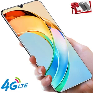 PHONE 2024 Cheap Android Cell Phone Unlocked Smartphone Dual SIM Quad Core 64GB - Picture 1 of 40