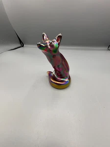 Vintage Fenton Iridescent Fox - Picture 1 of 5