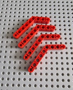 Lego Technic Technik Liftarme Liftarm Gebogen 1x9 4-6 Rot 4 Stk. 6629 A056 - Bild 1 von 1