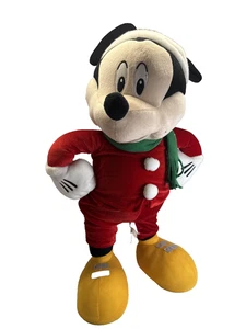 Christmas Plush Mickey Mouse Toy 25” Tall Disney - Picture 1 of 7