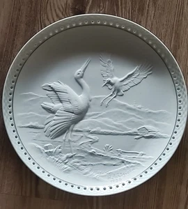 Hutschenreuther Jahresteller 1986 "Über den Wiesen" von Hans Achtziger - Bild 1 von 5