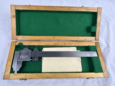 L.S. Starrett Precision Stainless Steel Dial Caliper 6" No 122, Athol MA Read - Image 1 of 4