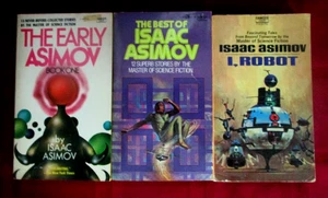 3 Isaac Asimov Paperback Books I,Robot,The Early Asimov,The Best Of Isaac Asimov - Picture 1 of 7