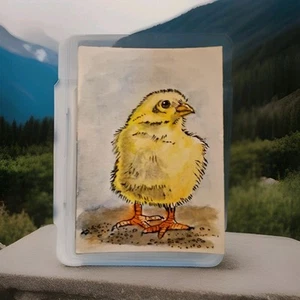 ACEO Original Watercolor Painting, Little Bit, by Herbie Hasbrouck Jr - Bild 1 von 4