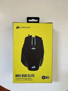 CORSAIR - Souris gaming optique filaire M65 RGB Elite avec poids réglables - Filaire - Photo 1/5