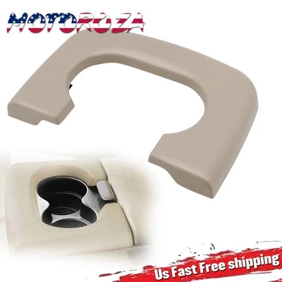 Center Console Cup Holder Armrest Pad Replacement Beige For Ford F150 1997-2003 Foto 1 de 4