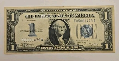 Series 1934 $1 Silver Certificate "Funny Back" - Image 1 of 4