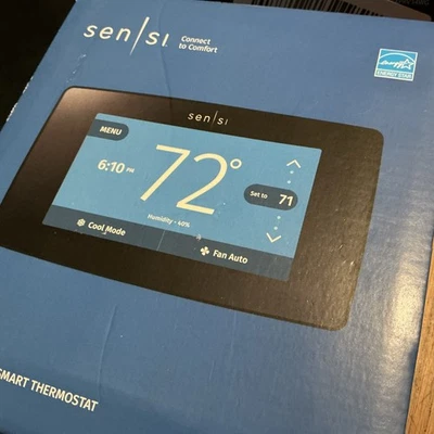 Emerson Sensi Touch Wi-Fi Smart Thermostat w/ Touchscreen Display ST75 - Image 1 of 3