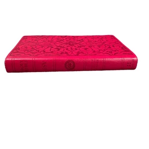 Hot Pink Embossed ESV Crossway The Holy Bible Classic Thinline Study Trutone - Imagen 1 de 20