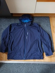 Rohan Barricade Hooded Rain Jacket Navy  Size XL - Picture 1 of 9