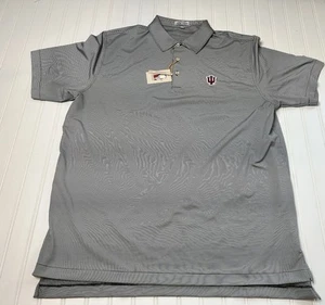 Peter Millar Summer Comfort Indiana University Hoosiers XL Polo Shirt NEW 522 - Picture 1 of 4