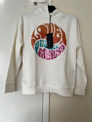 Felpa con cappuccio Versace bambino 12 anni taglia 8UK adulto nuova con etichette autentica.