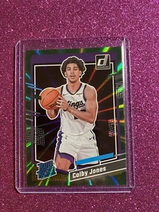 2024 PANINI-DONRUSS NBA-RATED ROOKIES GREEN LASER-COLBY JONES-RC KINGS - Bild 1 von 2