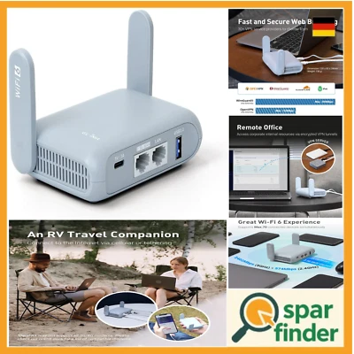 Kaskadierte VPN-Router | Dual Band WiFi 6 | 3000 Mbit/s Geschwindigkeit - Bild 1 von 4