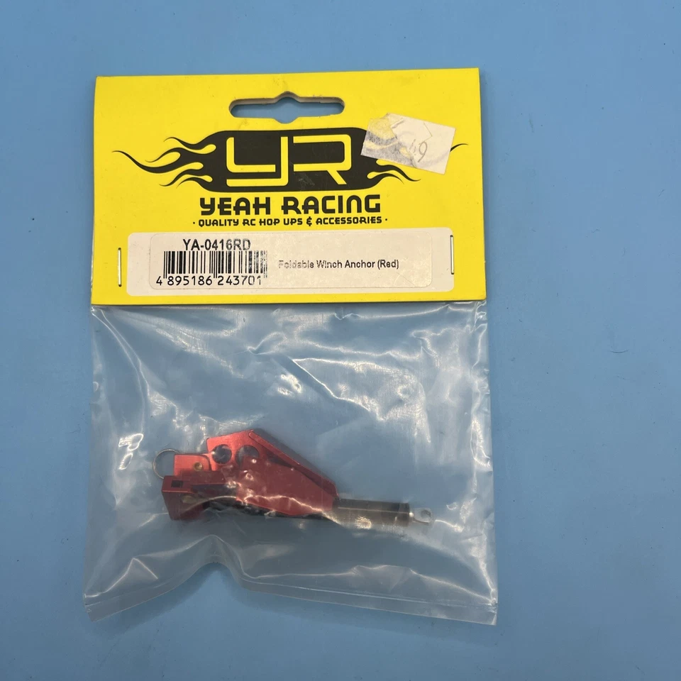 Yeah Racing YA-0416RD Foldable Winch Anchor Red B19 - Image 1 of 1