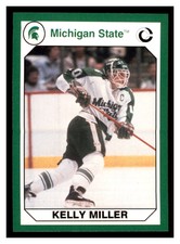 1990 Collegiate Collection Michigan State #145 KELLY MILLER Spartans ~F8EE